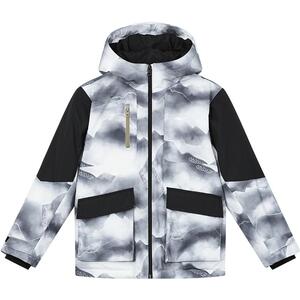 鸿星尔克加厚中长款儿童羽绒服