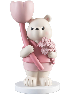 熊玻璃钢摆设ins客厅大型落地