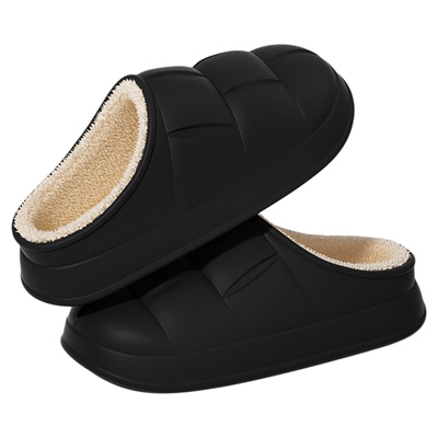 防水棉拖鞋男士防滑防臭舒适