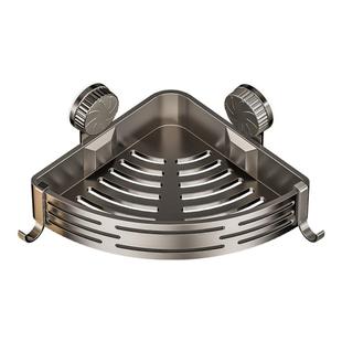 吸盘三角置物架卫生间厕所免打孔壁挂式三角篮浴室洗漱台收纳架子