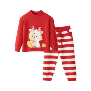 贝肽斯睡衣秋冬款女成人家居服套装2024新款亲子装加厚半边绒睡衣