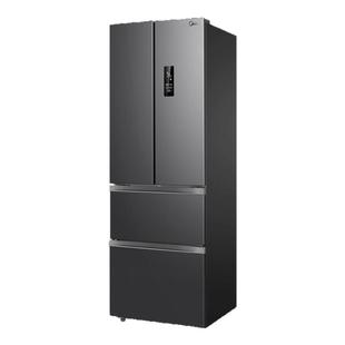 美的325L法式多门电冰箱家用一级能效双开门小户型出租房风冷无霜