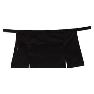 咖啡厅围裙西餐厅酒吧服务员半身厨师服围裙美发多口袋化妆师围裙