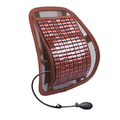 夏季透气竹片气囊护腰靠垫