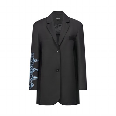 IUNAELUMEN高级感拼接西装外套