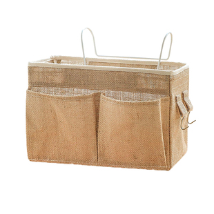 布艺宿舍床头边收纳挂袋学生寝室上下铺挂篮手机床边杂物收纳神器