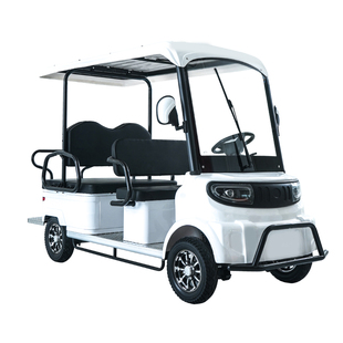 小巴士方向盘操作电动四轮车M8景区观光车四轮碟刹代步车民宿接驳