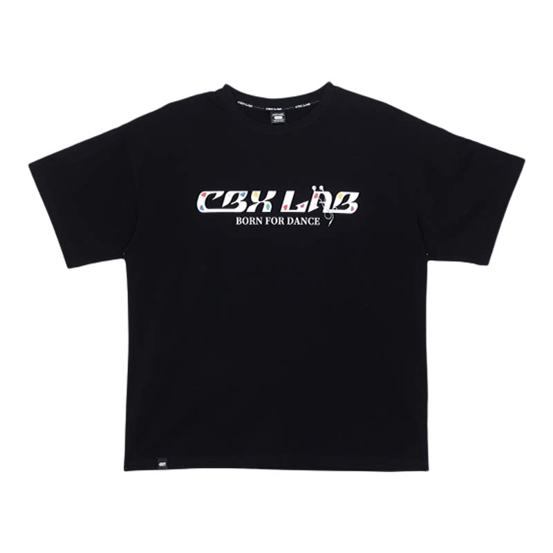 CBXLAB男装高棉纯色嘻哈印花T恤