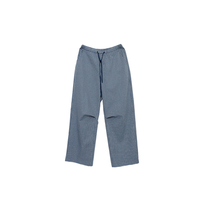 ROARINGWILD轻薄格纹山本长裤