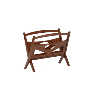 KARIMOKU60丨Magazine Rack丨北欧日式复古书报折叠杂志架落地