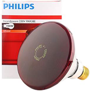 飞利浦远红外红外线理疗灯理疗医用灯泡美容院专用家用烤灯加热腿