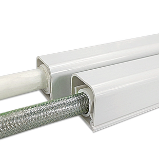 燃气管道遮挡装饰水管暖气管扣槽明管遮丑管槽美化套管单管包线槽