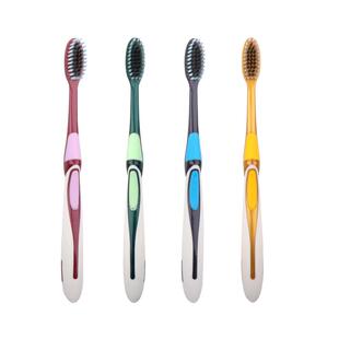 牙刷软毛高档成人家庭装家用中硬毛男士专用情侣超细刷丝独立包装