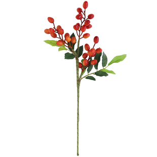 泰环 橄榄果仿真花假果子浆果树枝 美式家居客厅桌面装饰花艺摆件