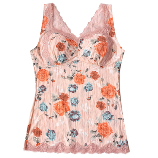 爱比娜无钢圈舒适背心式全罩杯文胸中年女性打底吊带内衣女A298-3