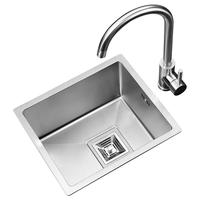 箭牌洗菜盆304不锈钢手厨房水槽套餐茶水间吧台单槽小水槽洗碗槽