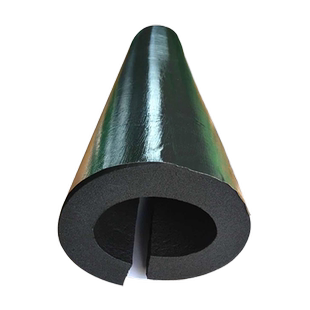 开口自粘铝箔橡塑保温套管冬季加厚保温棉管阻燃室外管道防冻材料