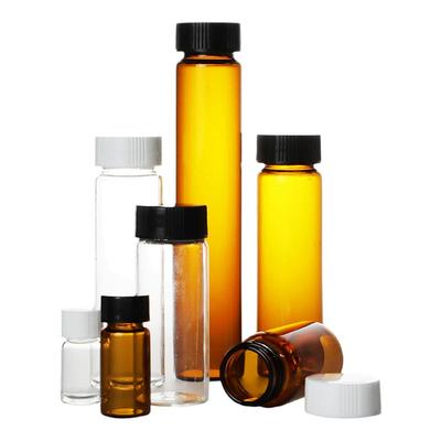 玻璃透明棕色样品瓶密封性好