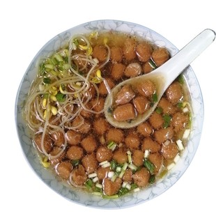 潢川特产绿豆焦丸豫南大众零食火锅食材干吃酥脆汆汤软绵500克/包