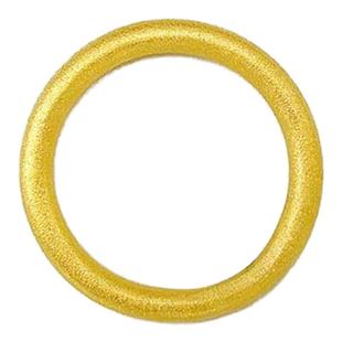 足金包银传承素圈手指环简约情侣戒时尚轻奢尾戒送女友礼物不掉色