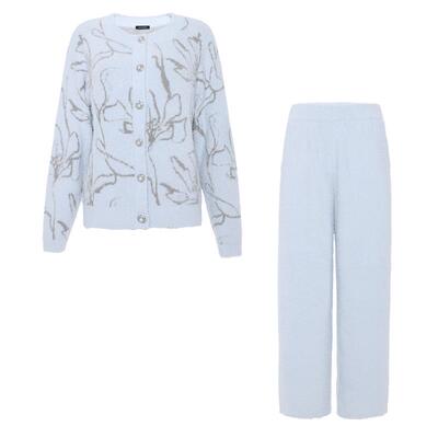 【25秋冬】兰卡文(LA CLOVER)雪貂绒分身套装长袖女花韵CC46AAM3