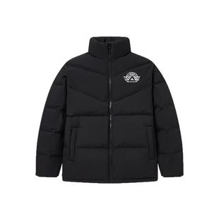 匹克羽绒服短款男冬季户外防水加绒立领保暖加厚鸭绒外套男运动服