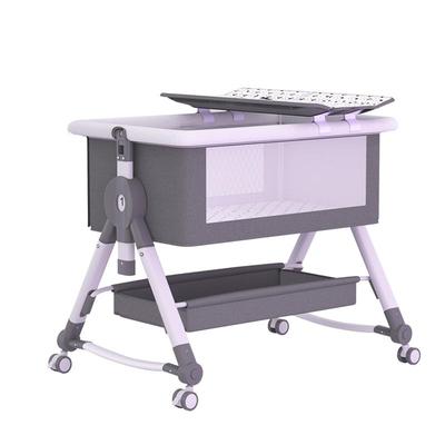 婴儿床可拼接大床可移动可折叠