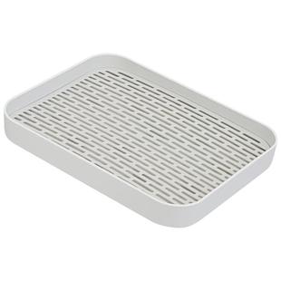 放茶杯玻璃挂水杯子架子收纳置物架双层沥水盘杯架倒挂的托盘家用