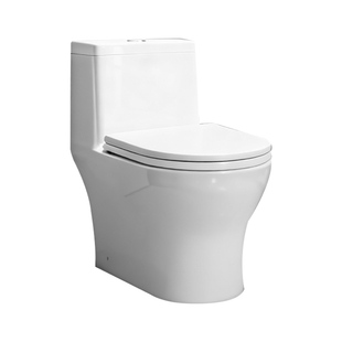 箭牌马桶家用抽节水虹吸式大冲力坐便器无棱抗菌卫浴一体式坐厕