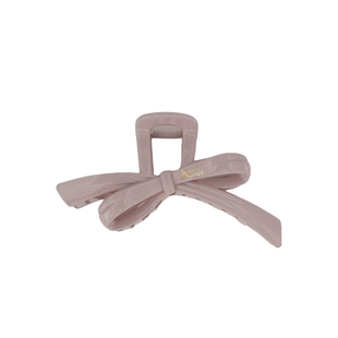 优雅飘带蝴蝶结抓夹百搭树脂发抓简约通勤实用鲨鱼夹后脑勺盘发夹