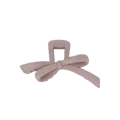 优雅飘带蝴蝶结抓夹百搭树脂发抓简约通勤实用鲨鱼夹后脑勺盘发夹