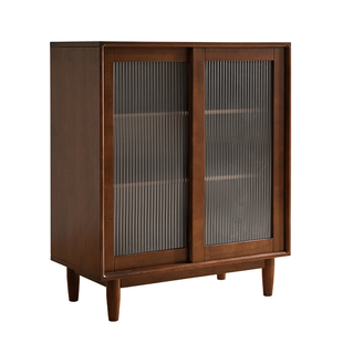 实木斗柜电视边柜客厅立柜落地书架置物架靠墙餐边柜储物柜收纳柜