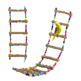 鹦鹉站杆花椒木虎皮玄凤鹦鹉磨爪棒磨牙棒玩具爬梯站棍站架鸟用品