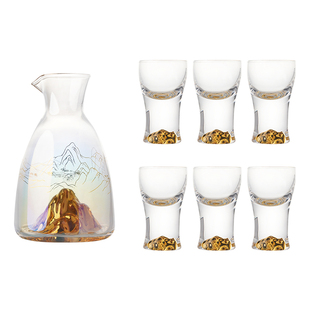 故宫 千里江山 合家欢融酒具套装 商务礼盒长辈生日礼物 故宫文创