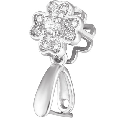 奢金轩佛公吊坠扣S925纯银