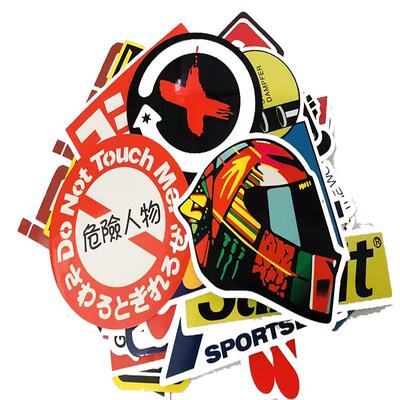 103张JDM标志装饰车身贴创意个性改装车贴摩托电动车汽车贴纸防水