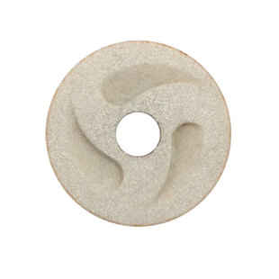 东港款两孔商用豆浆机砂轮片磨浆机砂轮豆腐机150*32*65mm配件