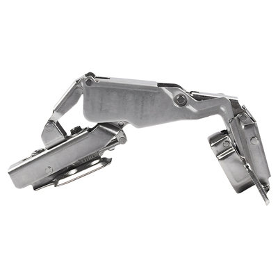 304不锈钢165度大角度铰链阻尼缓冲合页175度特殊转角衣柜门180度