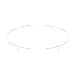 白色环形明装预埋无边框磁吸全光谱5000K射灯格栅灯泛光灯轨道灯