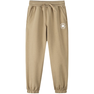 匡威童装儿童加绒裤子男童长裤2025冬季新款女童保暖运动裤卫裤厚