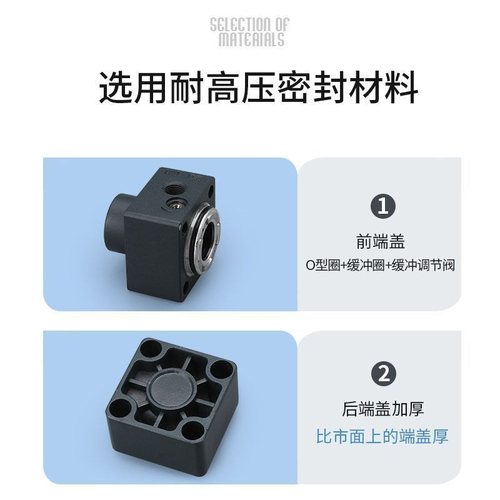 SC标准气缸亚德客型带大磁SC40X50X63X80X100X125X160推力气动