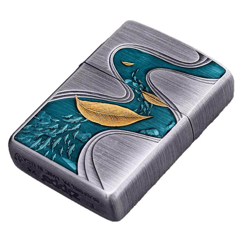 zippo之宝立体浮雕一叶轻舟