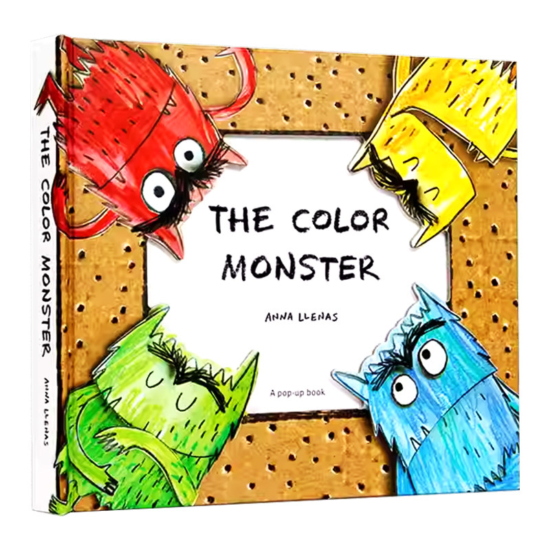 现货 我的情绪小怪兽立体书绘本 英文原版 The Colour Monster 儿童情绪管理情商启蒙 亲子共读图画书 幼儿早教启蒙认知 全彩精装