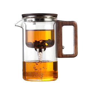 新款飘逸杯泡茶壶茶水分离泡茶神器磁吸茶道杯家用玻璃过滤冲茶壶