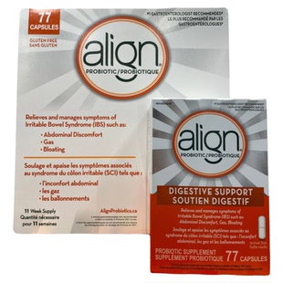 加拿大直邮Align超强10亿长双岐杆益生菌12岁以上儿童及成人77粒