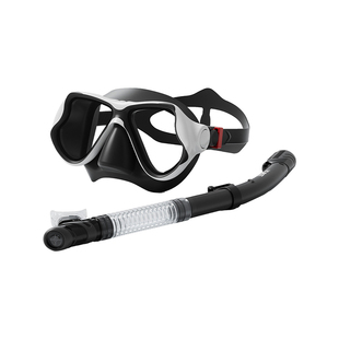 游泳呼吸管浮潜面罩成人男女全干式装备训练专用潜水镜呼吸管套装
