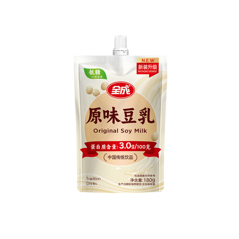 全成零糖豆奶低糖低脂高蛋白饮品