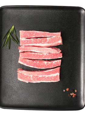 伊比利亚黑猪松阪肉烤肉片下颚肉