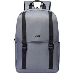 安踏双肩包简约商务通勤电脑包差旅背包减负高级书包出差旅行背包