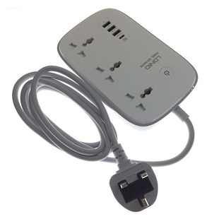 LDNIO拖线板智能WiFi排插手机蓝牙远程控制开关PD30W+QC3插孔英规